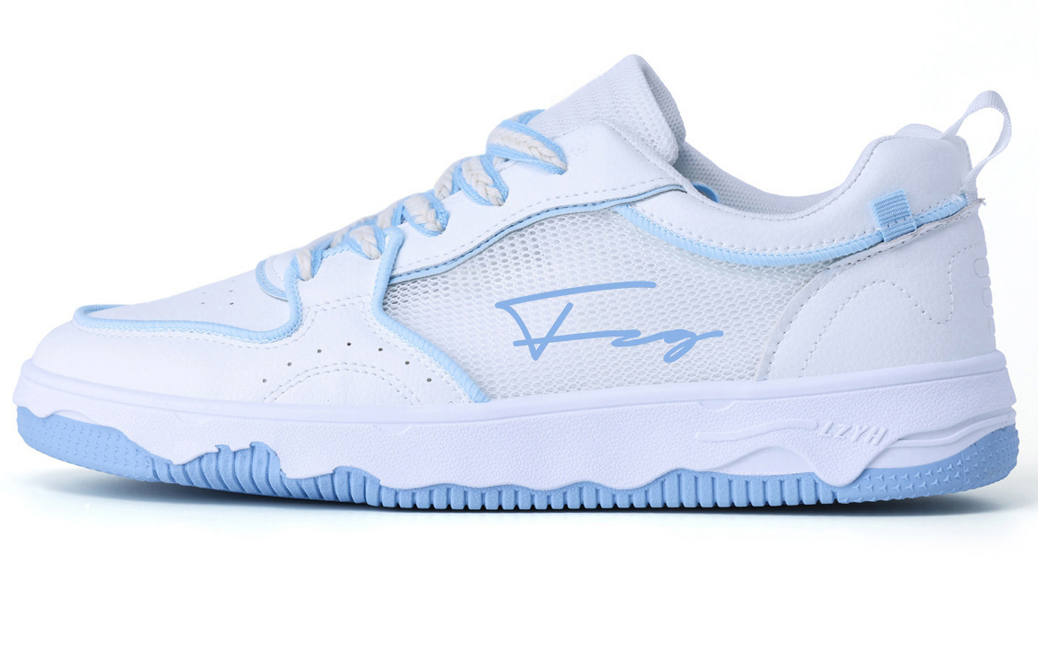 FZG Легкие и дышащие лоу-топ скейтбордские кроссовки унисекс бело-голубые, цвет White Blue
FZG Легкие и дышащие лоу-топ скейтбордские кроссовки унисекс бело-голубые, цвет White Blue