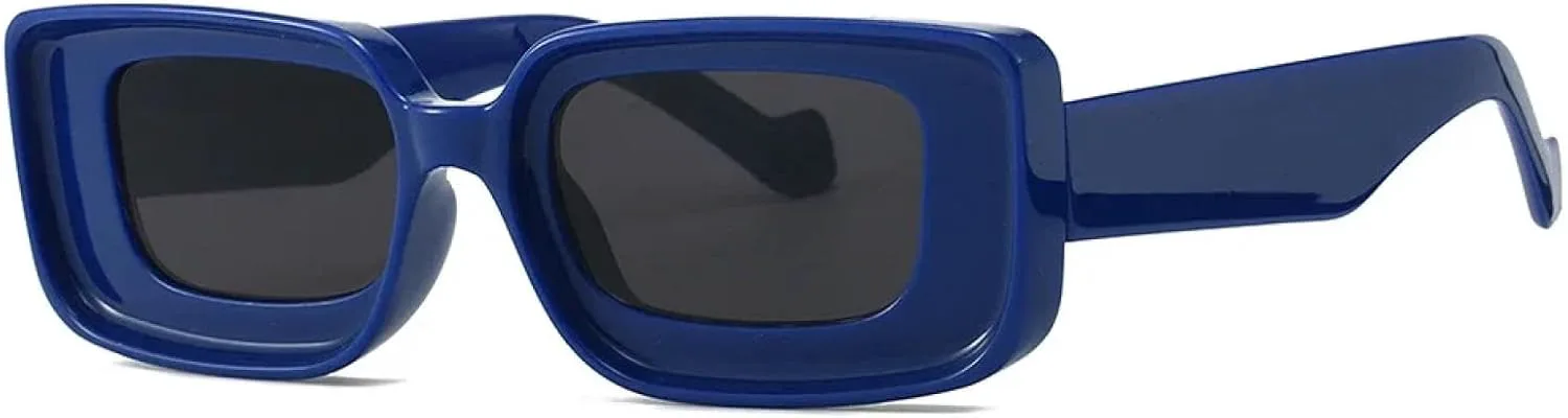 Роскошные прямоугольные солнцезащитные очки для женщин и мужчин в винтажном стиле, популярные панк-очки с защитой от УФ-излучения UV400 TKKTLLT, Blue Black
Роскошные прямоугольные солнцезащитные очки для женщин и мужчин в винтажном стиле, популярные панк-очки с защитой от УФ-излучения UV400 TKKTLLT, Blue Black