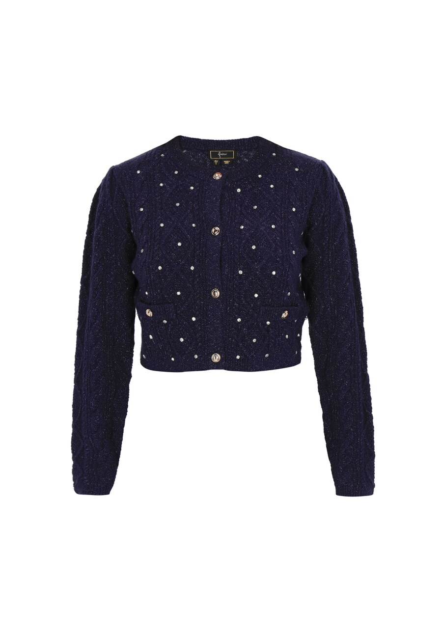 Вязаный кардиган faina Fashion Look, темно-синий
Вязаный кардиган faina Fashion Look, темно-синий