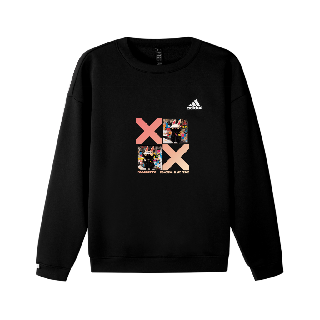 Свитшот Unisex с 3 полосками Adidas, черный
Свитшот Unisex с 3 полосками Adidas, черный
