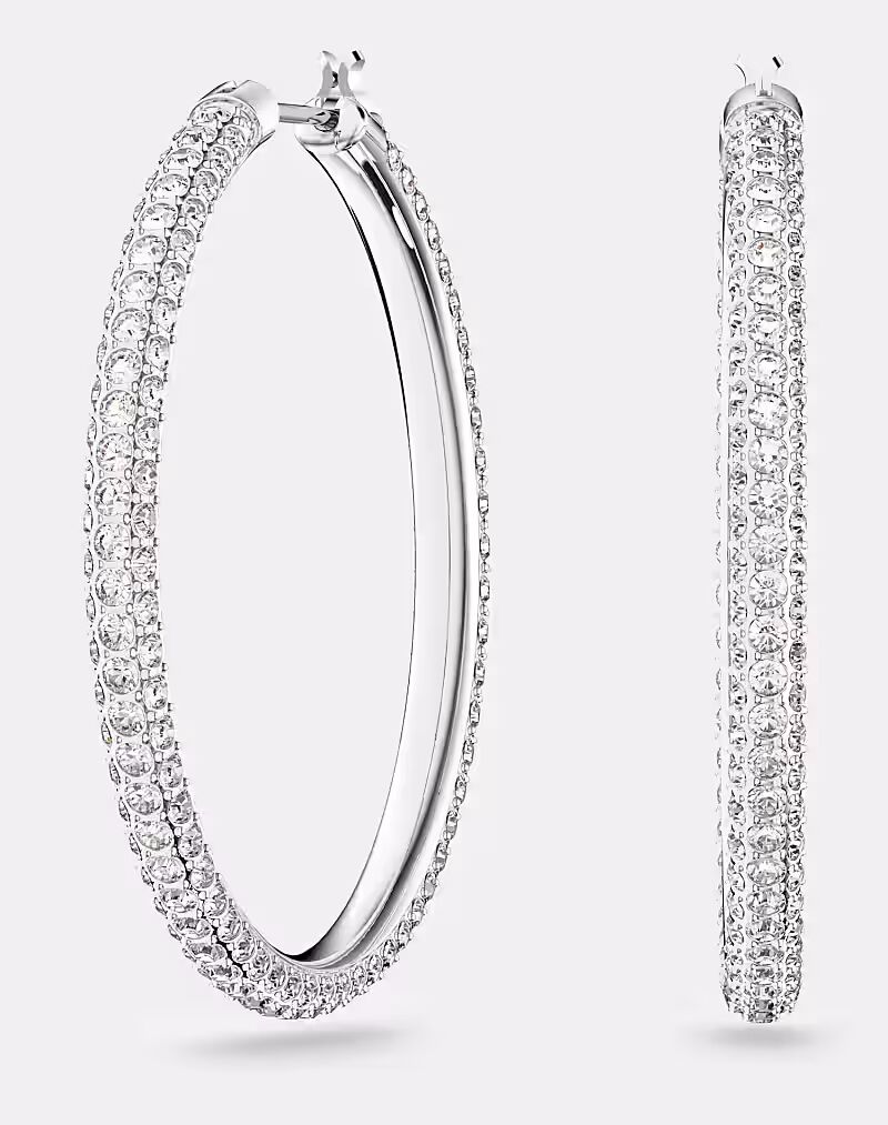 Серьги-кольца с крупными камнями из серебра Swarovski
Серьги-кольца с крупными камнями из серебра Swarovski