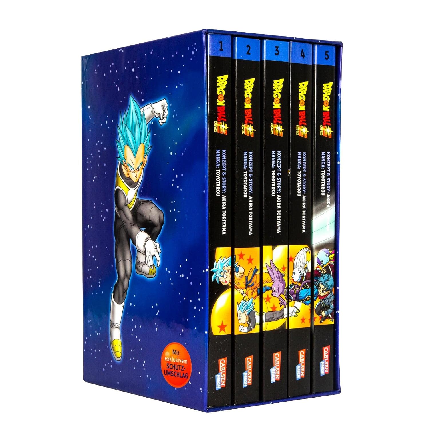 Dragon Ball Super Bände 1-5 im Sammelschuber mit Extra (Carlsen Verlag GmbH)
Dragon Ball Super Bände 1-5 im Sammelschuber mit Extra (Carlsen Verlag GmbH)