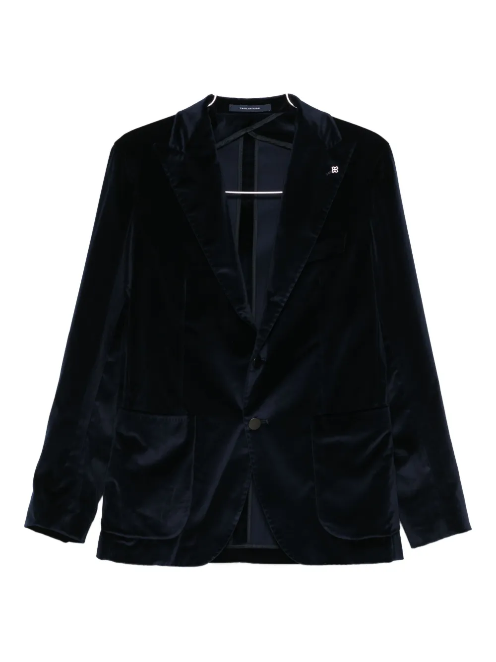 Бархатный пиджак на двух пуговицах TAGLIATORE, синий
Бархатный пиджак на двух пуговицах TAGLIATORE, синий