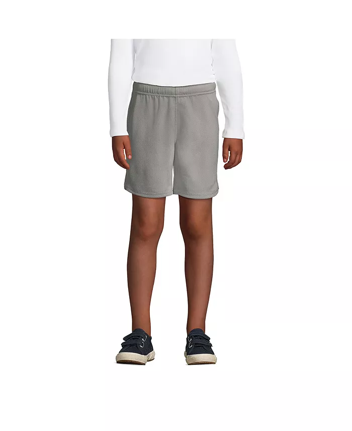 Детские спортивные шорты с сеткой Lands' End, серый
Детские спортивные шорты с сеткой Lands' End, серый