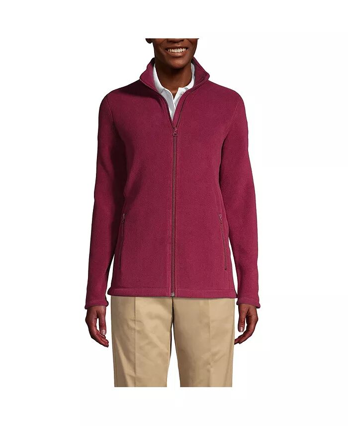 Женская флисовая куртка средней плотности с застежкой-молнией Lands' End, красный
Женская флисовая куртка средней плотности с застежкой-молнией Lands' End, красный