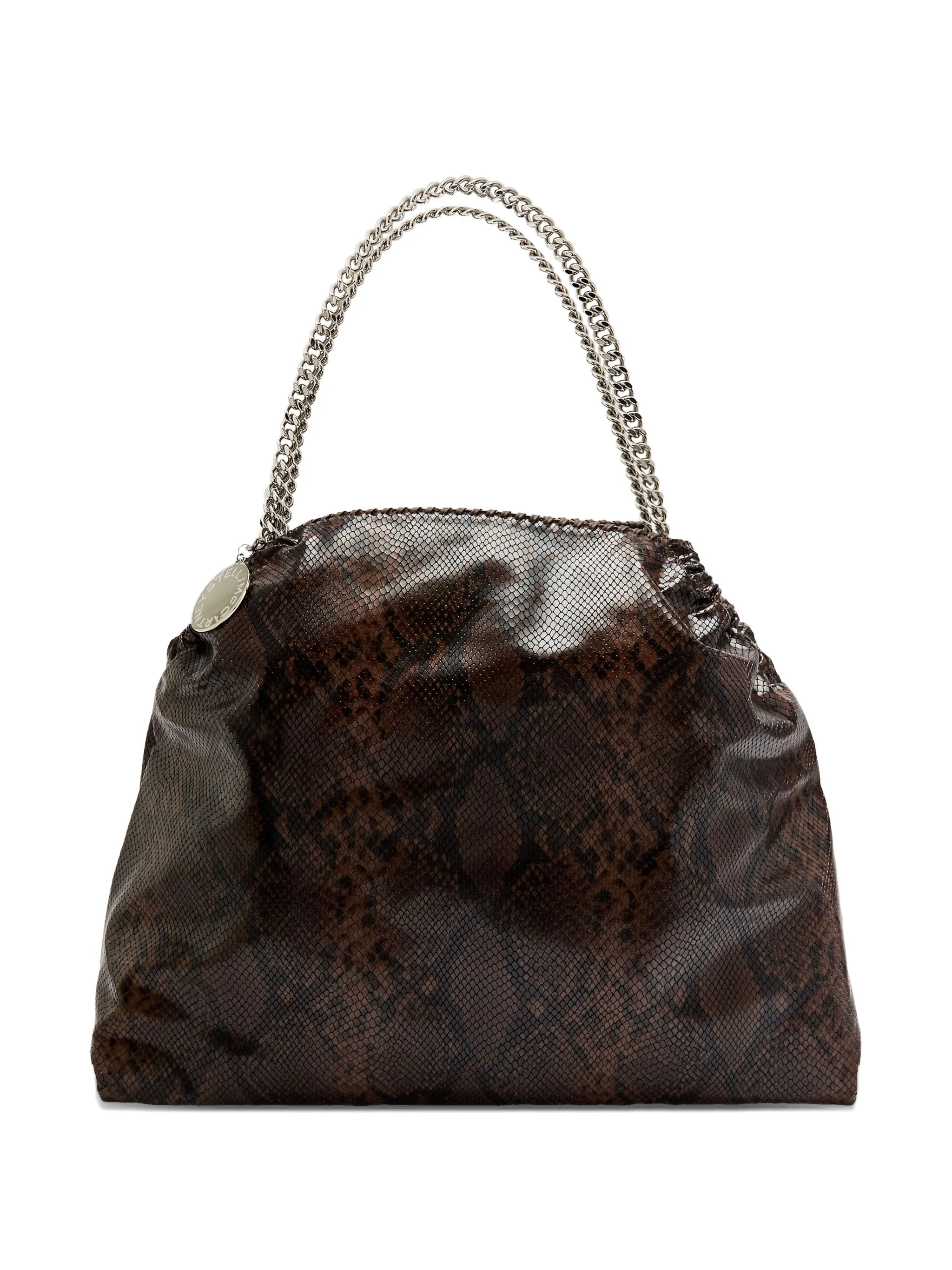 Сумка на плечо Falabella со змеиным принтом Stella Mccartney, коричневый
Сумка на плечо Falabella со змеиным принтом Stella Mccartney, коричневый