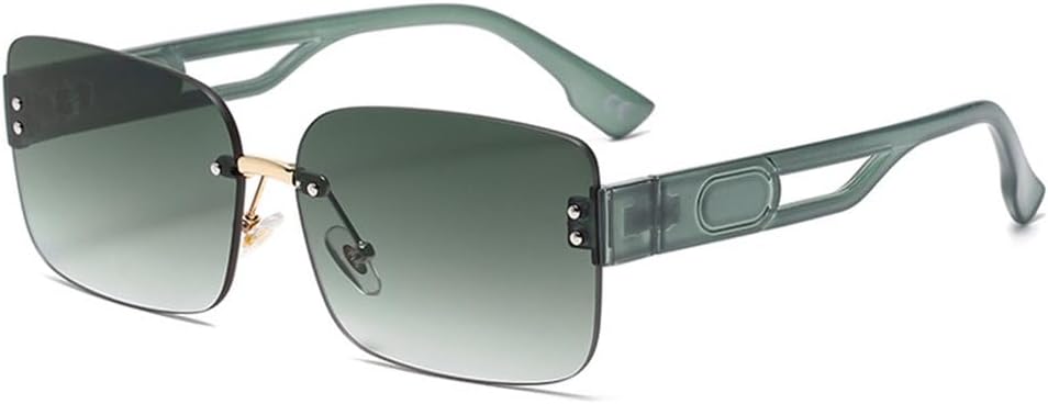 Солнцезащитные очки без оправы, прямоугольные, синие, для женщин и мужчин, 2027 год. Солнцезащитные очки с градиентными линзами, прямоугольные, без оправы MTZJH, C2 Dark Green
Солнцезащитные очки без оправы, прямоугольные, синие, для женщин и мужчин, 2027 год. Солнцезащитные очки с градиентными линзами, прямоугольные, без оправы MTZJH, C2 Dark Green