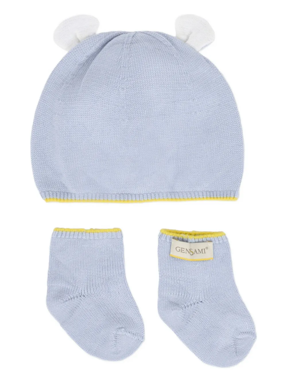 Комплект из шерстяных шапок с ушками Gensami Kids, синий
Комплект из шерстяных шапок с ушками Gensami Kids, синий