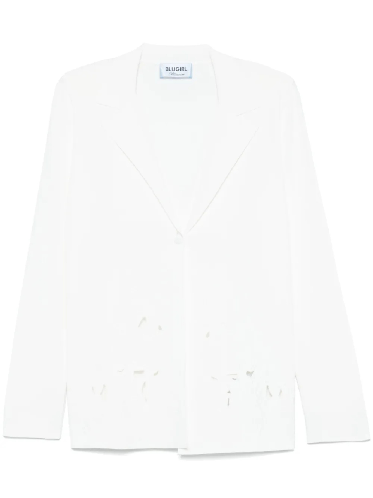 Blugirl пиджак с цветочной вышивкой, белый
Blugirl пиджак с цветочной вышивкой, белый