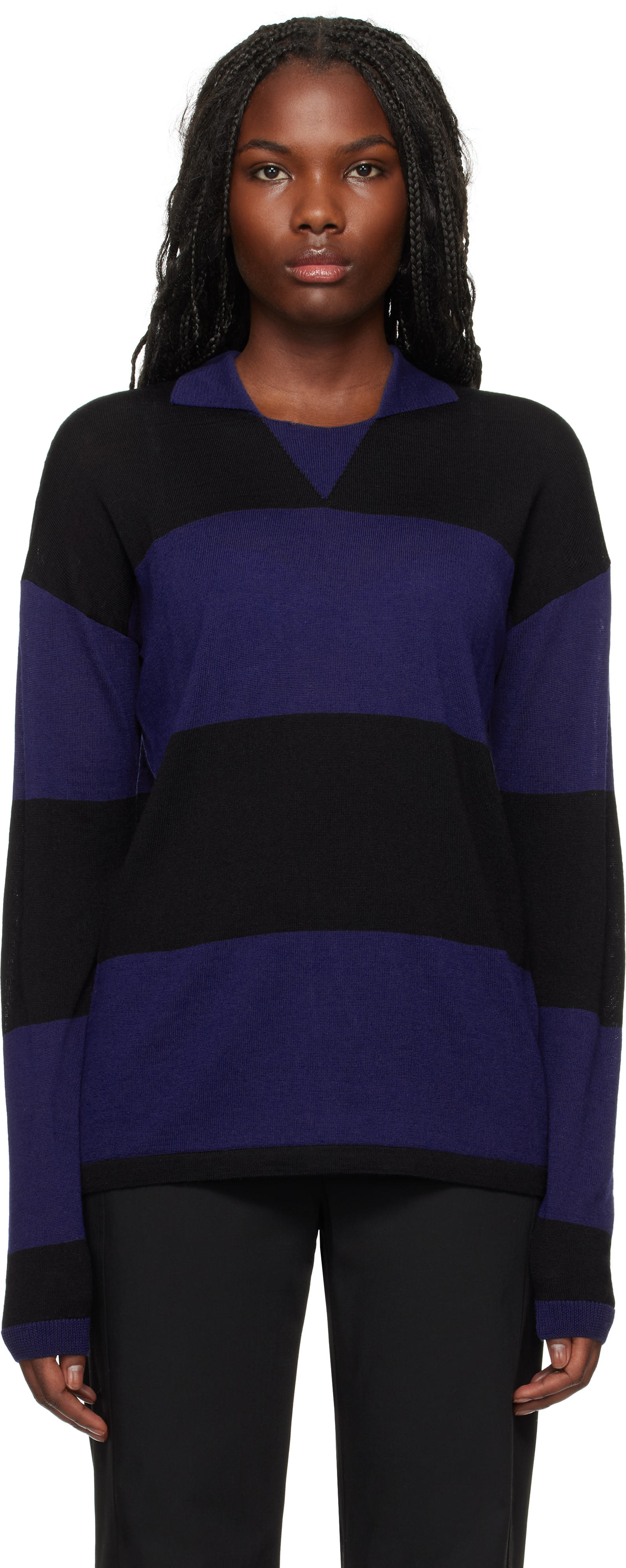 Поло Jess темно-синего и черного цвета Gimaguas
Поло Jess темно-синего и черного цвета Gimaguas