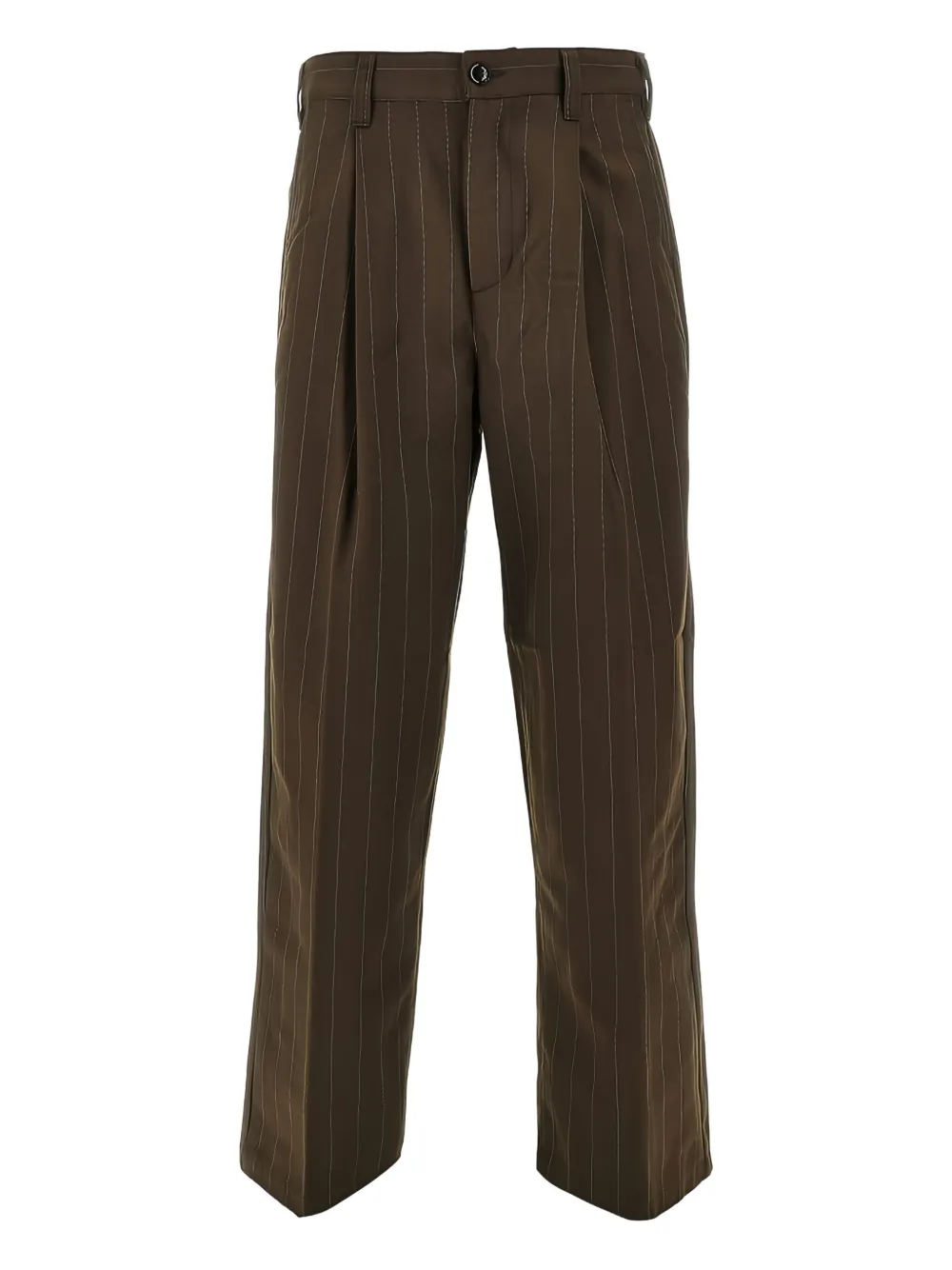 Брюки Dean в полоску со складками Obey, коричневый
Брюки Dean в полоску со складками Obey, коричневый