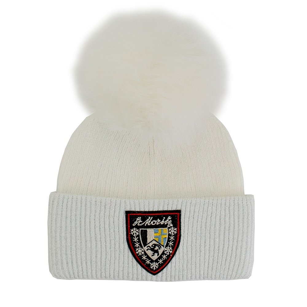 Шапка-бини Peter Glenn St. Moritz с нашивкой и помпоном из лисьего меха (женская), White/Fox
Шапка-бини Peter Glenn St. Moritz с нашивкой и помпоном из лисьего меха (женская), White/Fox