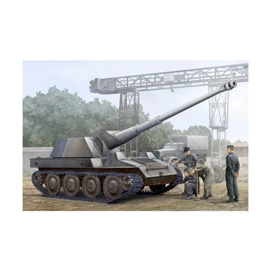 Немецкий авианосец Krupp/Steyr 88mm PaK 43/3 Waffentrager, Military Models (1:35) (Trumpeter Models)
Немецкий авианосец Krupp/Steyr 88mm PaK 43/3 Waffentrager, Military Models (1:35) (Trumpeter Models)