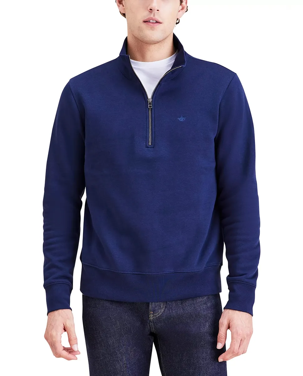 Мужской джемпер с молнией на воротнике Dockers, темно-синий
Мужской джемпер с молнией на воротнике Dockers, темно-синий