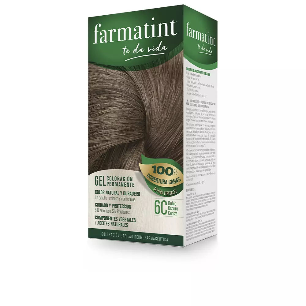 Краска для волос Farmatint gel coloración permanente Farmatint, цвет 6c-rubio oscuro ceniza, 5 шт.
Краска для волос Farmatint gel coloración permanente Farmatint, цвет 6c-rubio oscuro ceniza, 5 шт.