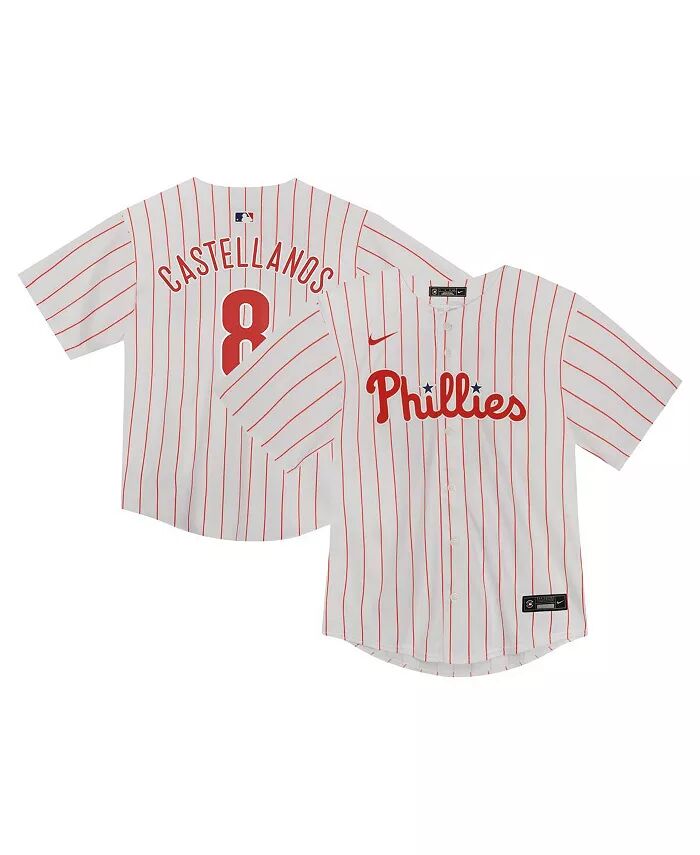 Малыш Ник Кастелланос Белая игровая майка Филадельфии Филлис Nike
Малыш Ник Кастелланос Белая игровая майка Филадельфии Филлис Nike