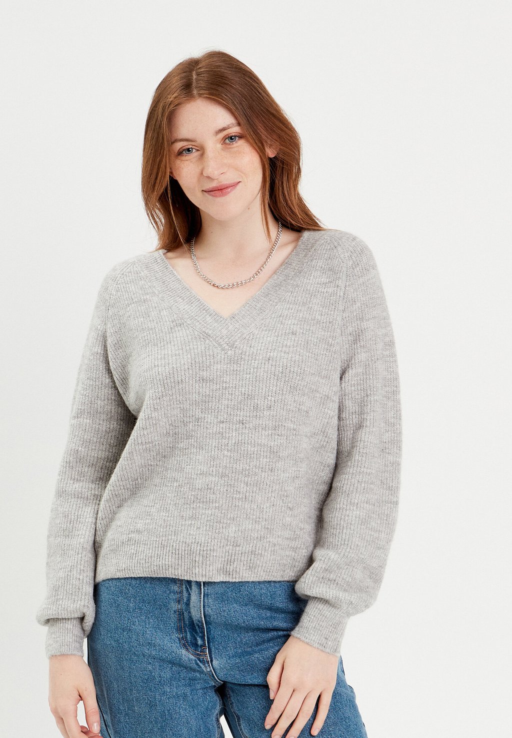 Джемпер MIT V-AUSSCHNITT Cache Cache, серый
Джемпер MIT V-AUSSCHNITT Cache Cache, серый