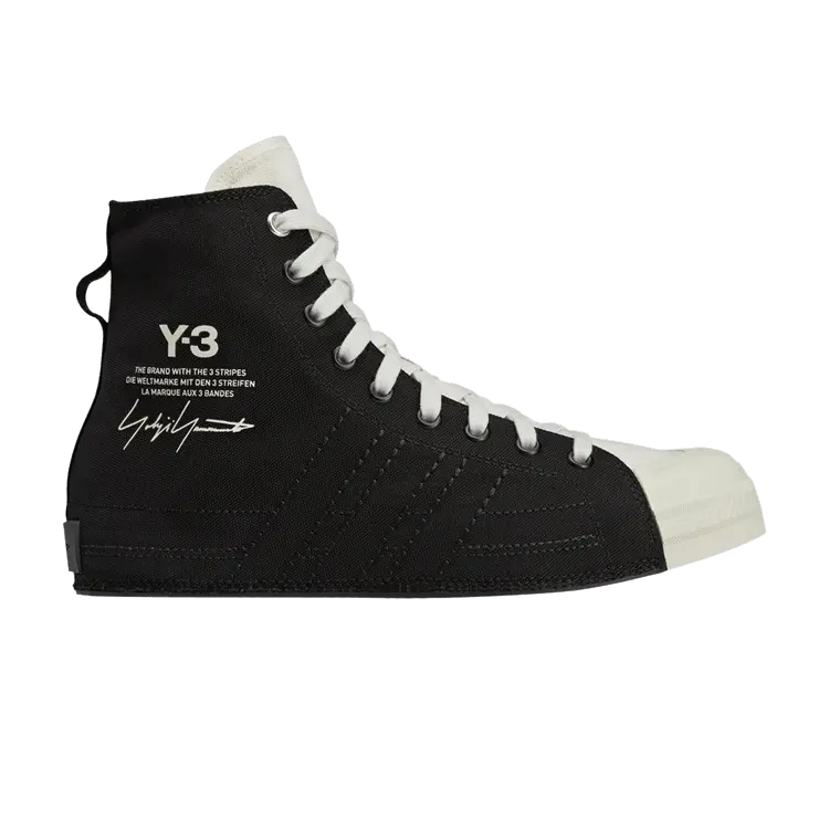 Кроссовки Adidas Y-3 Nizza High, Black White
Кроссовки Adidas Y-3 Nizza High, Black White