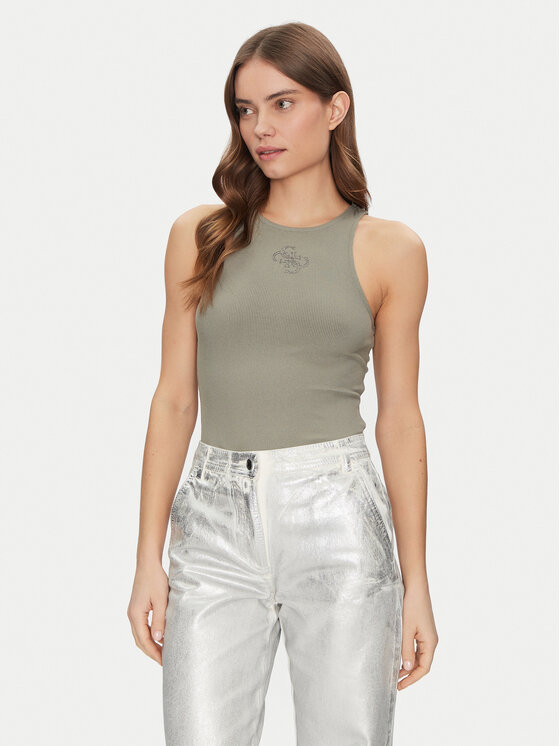 Топ облегающего кроя W5GP57 KCV52 Guess, зеленый
Топ облегающего кроя W5GP57 KCV52 Guess, зеленый