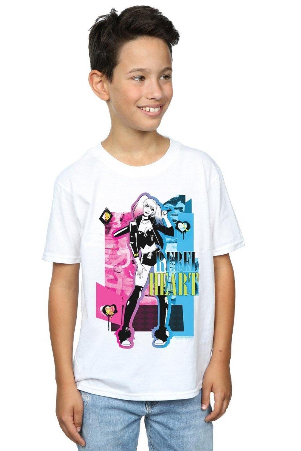 Футболка Harley Quinn Rebel Heart DC Comics, белый
Футболка Harley Quinn Rebel Heart DC Comics, белый