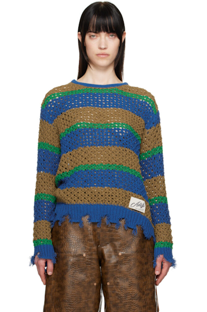 Свитер с разноцветными потертыми полосками Andersson Bell
Свитер с разноцветными потертыми полосками Andersson Bell