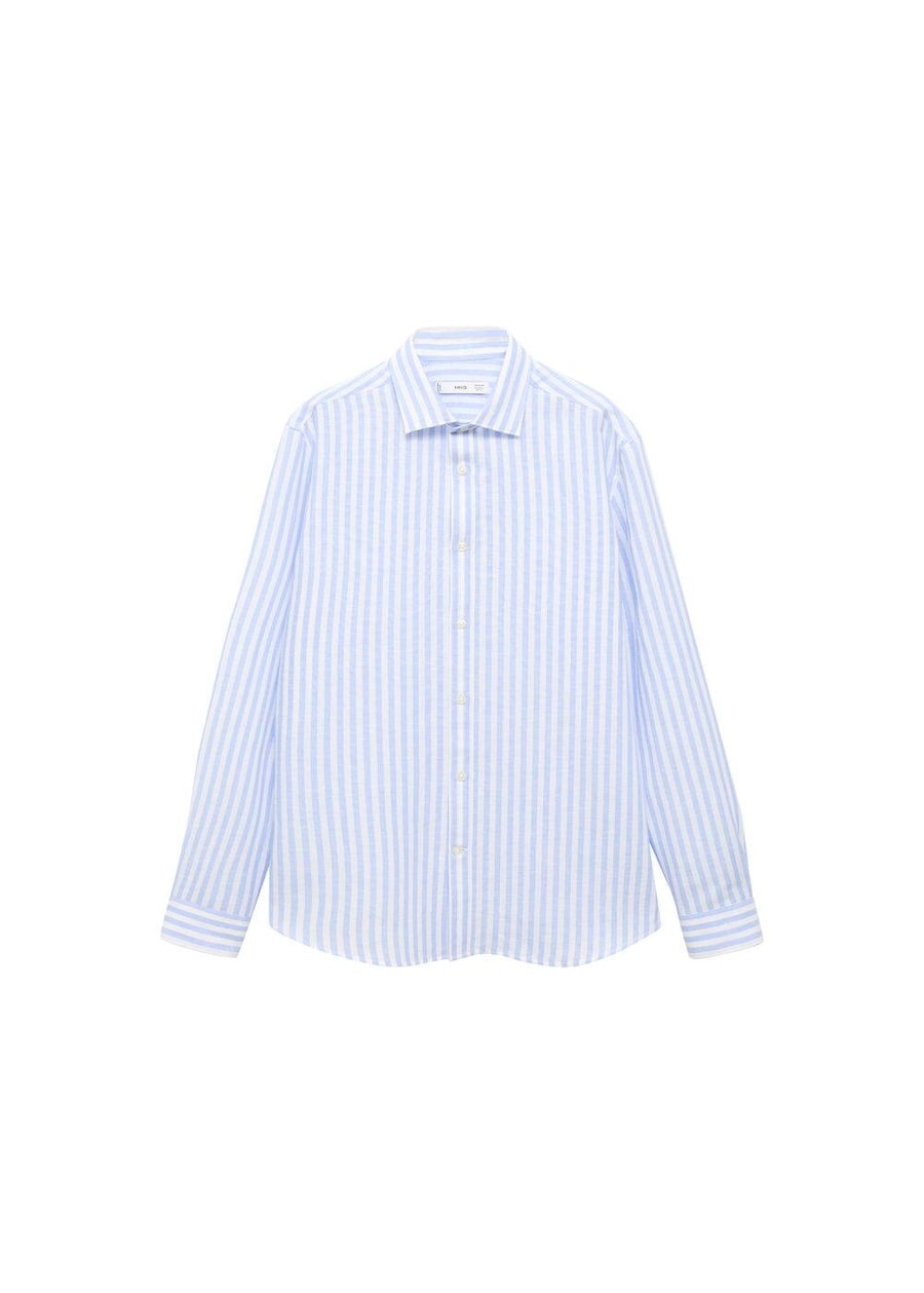 Рубашка на пуговицах классического кроя MANGO MAN Elda, светло-голубой
Рубашка на пуговицах классического кроя MANGO MAN Elda, светло-голубой