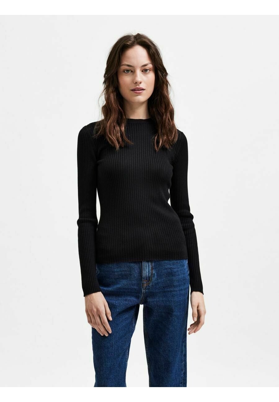 Свитер SLFLYDIA NEW O NECK NOOS Selected Femme, черный
Свитер SLFLYDIA NEW O NECK NOOS Selected Femme, черный