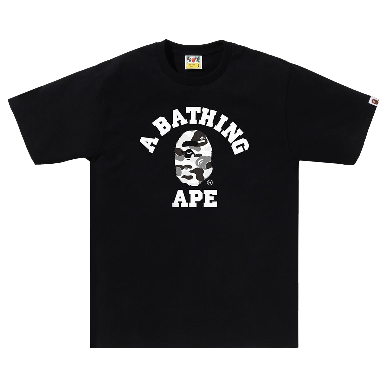 Камуфляжная футболка BAPE ABC Черный/Серый
Камуфляжная футболка BAPE ABC Черный/Серый