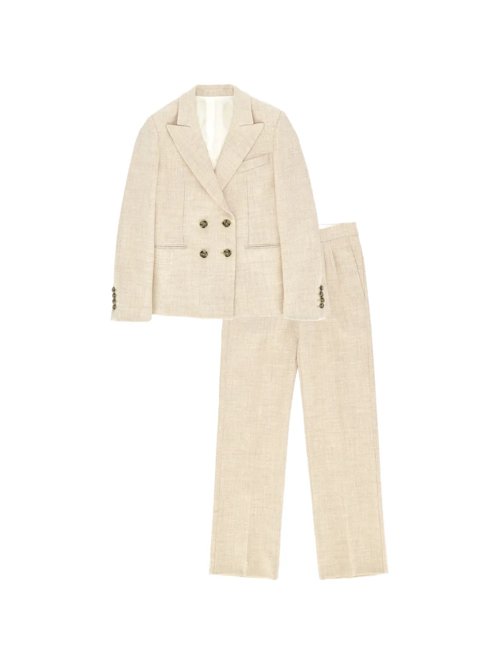 Костюм Bibiane двубортный с заостренными лацканами Fortela, бежевый
Костюм Bibiane двубортный с заостренными лацканами Fortela, бежевый