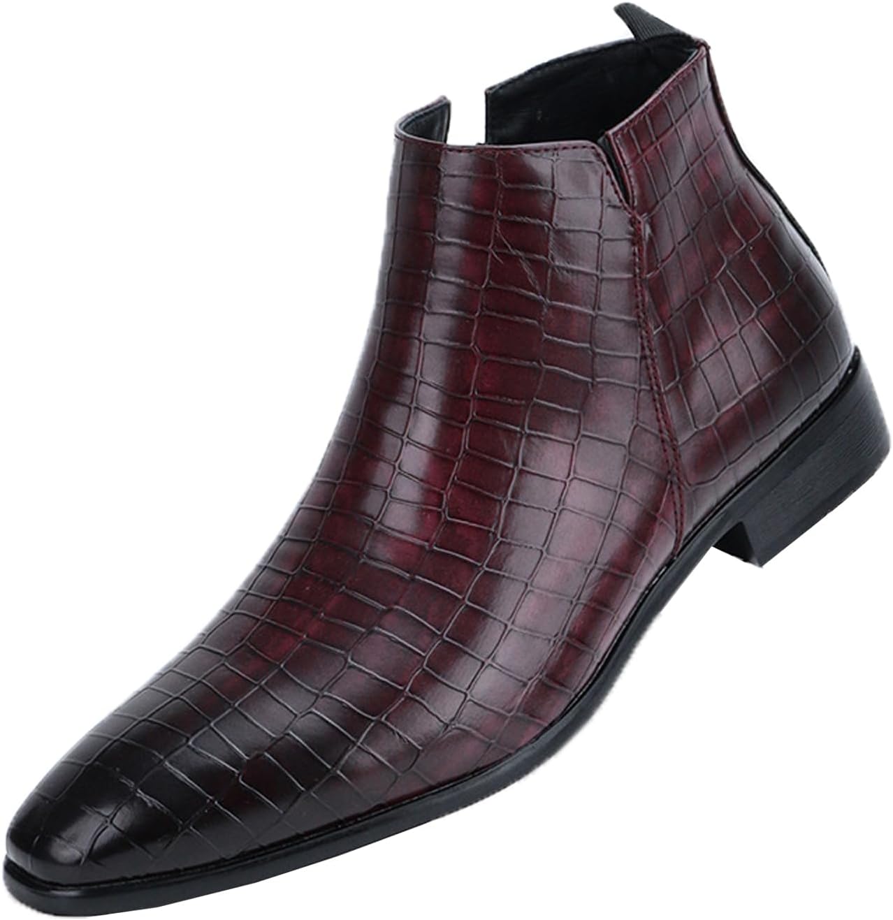 Мужские кожаные челси с принтом, низкий каблук, ботильоны на щиколотку, модные высокие ботинки, круглый носок, без шнуровки, деловые повседневные ботинки Forevercan, красный
Мужские кожаные челси с принтом, низкий каблук, ботильоны на щиколотку, модные высокие ботинки, круглый носок, без шнуровки, деловые повседневные ботинки Forevercan, красный