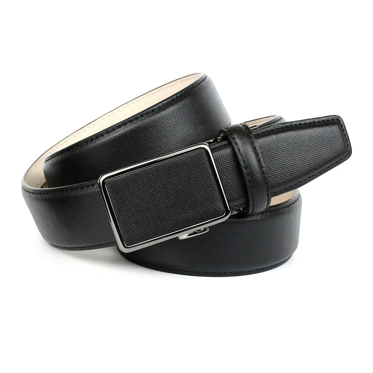 Ремень Anthoni Crown кожаный, с рисунком из льняной ткани, костюмный ремень, черный
Ремень Anthoni Crown кожаный, с рисунком из льняной ткани, костюмный ремень, черный