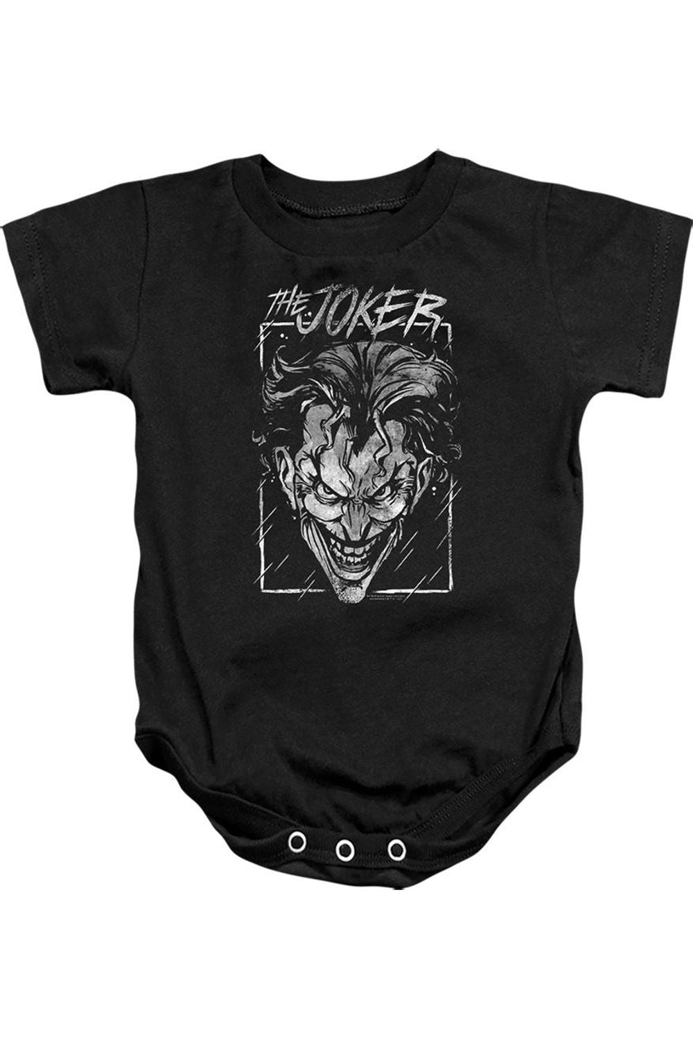 Gildan Детский комбинезон Бэтмен Джокер Шторм в черном цвете на кнопках
Gildan Детский комбинезон Бэтмен Джокер Шторм в черном цвете на кнопках