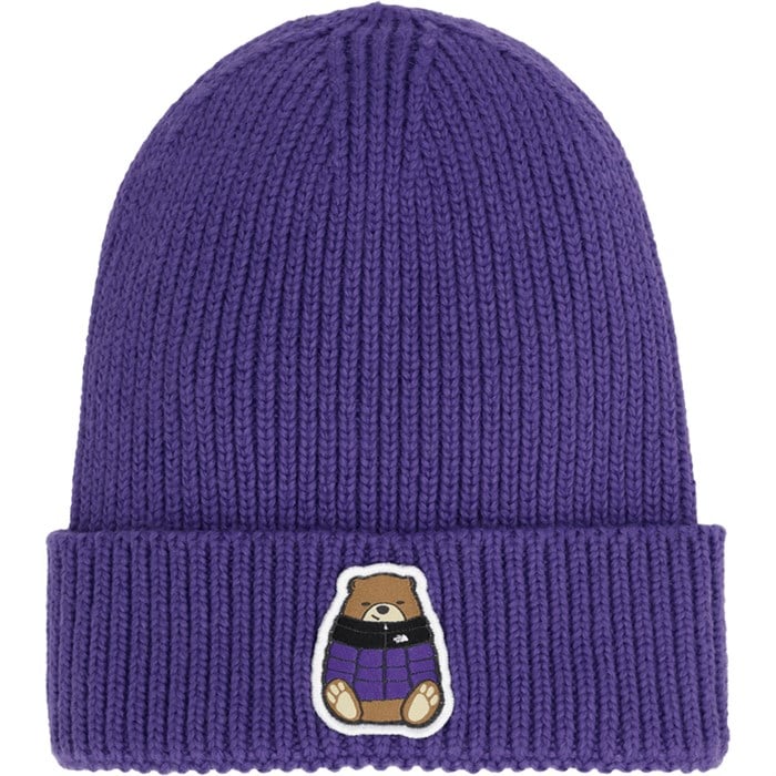 Шапочка с манжетами и логотипом - детская The North Face, Peak Purple/Nuptse Bear Patch
Шапочка с манжетами и логотипом - детская The North Face, Peak Purple/Nuptse Bear Patch