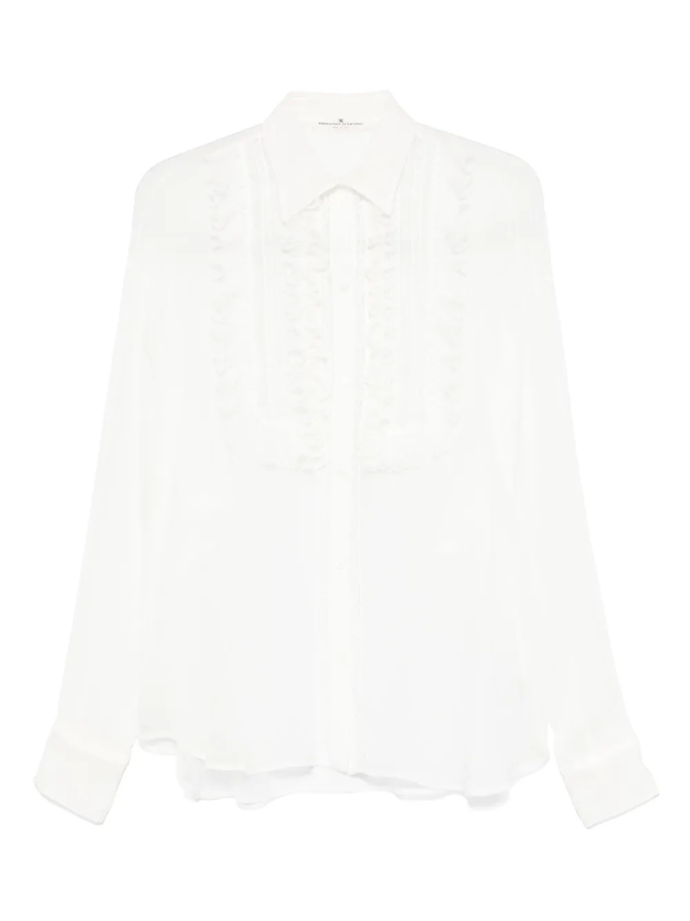 Шелковая рубашка Ermanno Scervino, белый
Шелковая рубашка Ermanno Scervino, белый