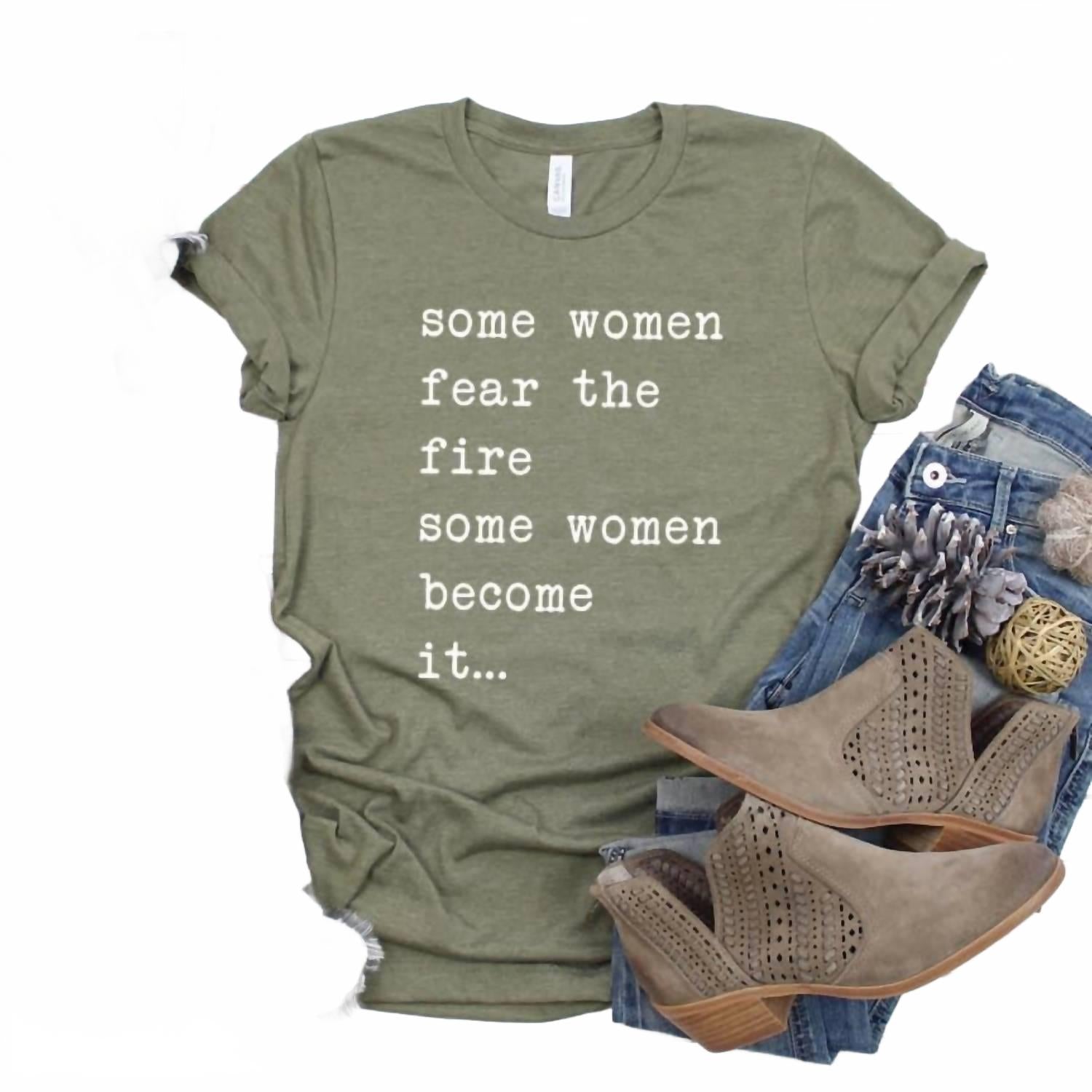 Женская футболка Fear The Fire с принтом в оливковом цвете Rags & Royal
Женская футболка Fear The Fire с принтом в оливковом цвете Rags & Royal