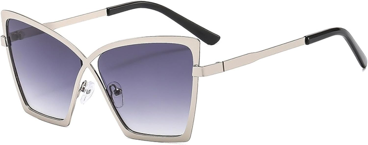 Солнцезащитные очки с защитой от УФ-излучения UV400 | Увеличенный размер "кошачий глаз" | Для женщин и мужчин, для занятий спортом на открытом воздухе и вождения DSVIGF, C3silvergradientgray
Солнцезащитные очки с защитой от УФ-излучения UV400 | Увеличенный размер "кошачий глаз" | Для женщин и мужчин, для занятий спортом на открытом воздухе и вождения DSVIGF, C3silvergradientgray