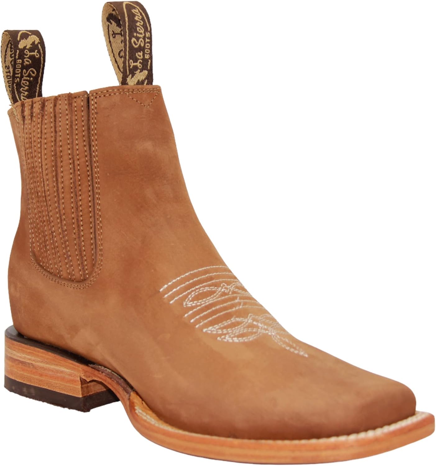 Мужские короткие ковбойские сапоги Western Shops с квадратным носком из натуральной кожи The Western Shops, Camel
Мужские короткие ковбойские сапоги Western Shops с квадратным носком из натуральной кожи The Western Shops, Camel