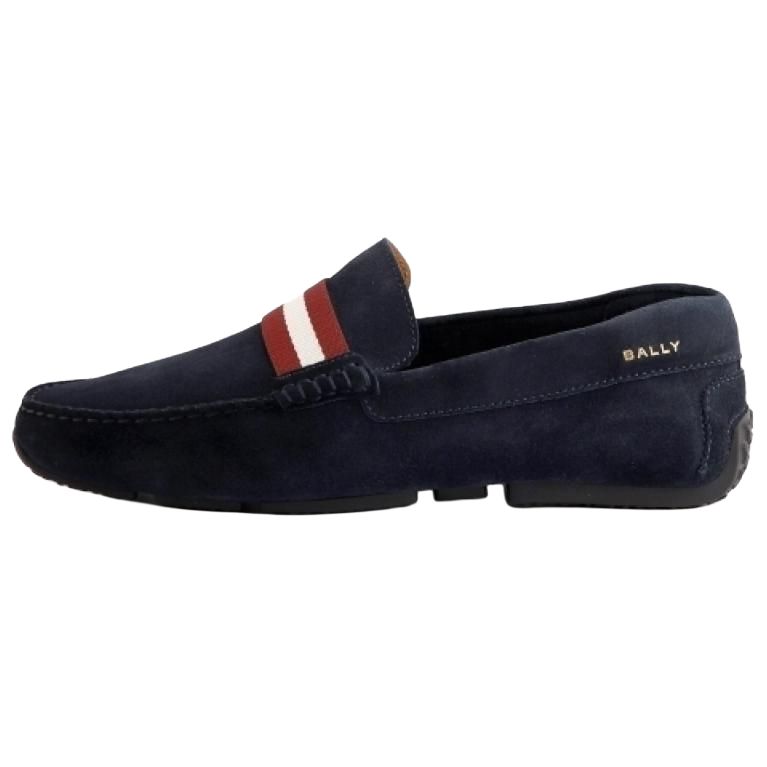Перфорированные замшевые лоферы BALLY, синий
Перфорированные замшевые лоферы BALLY, синий