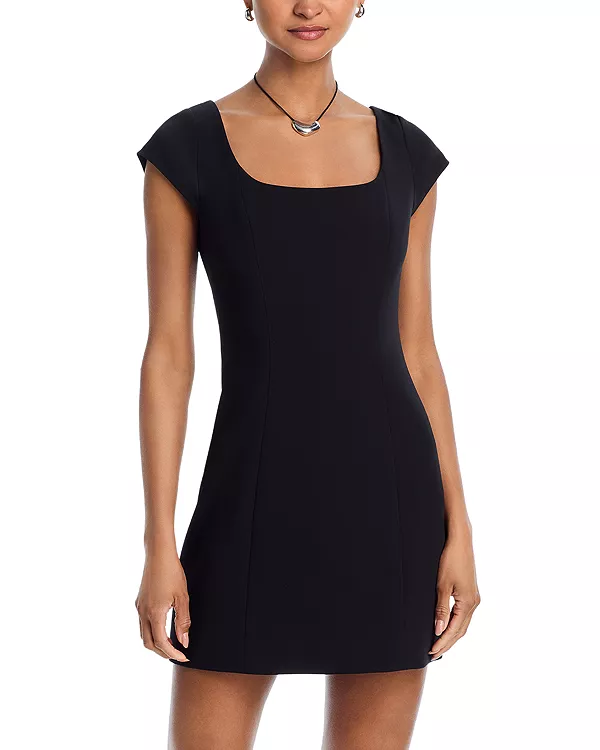 Мини-Платье Azra из твила с короткими рукавами French Connection, черный
Мини-Платье Azra из твила с короткими рукавами French Connection, черный