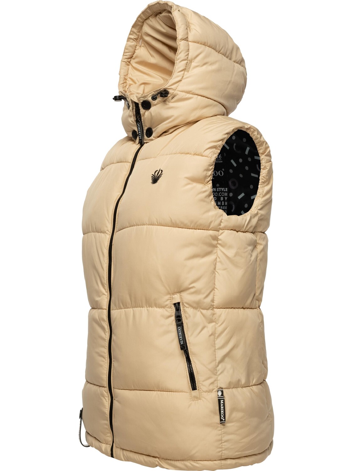 Утепленный жилет Marikoo Eisflöckchen, бежевый 
Утепленный жилет Marikoo Eisflöckchen, бежевый