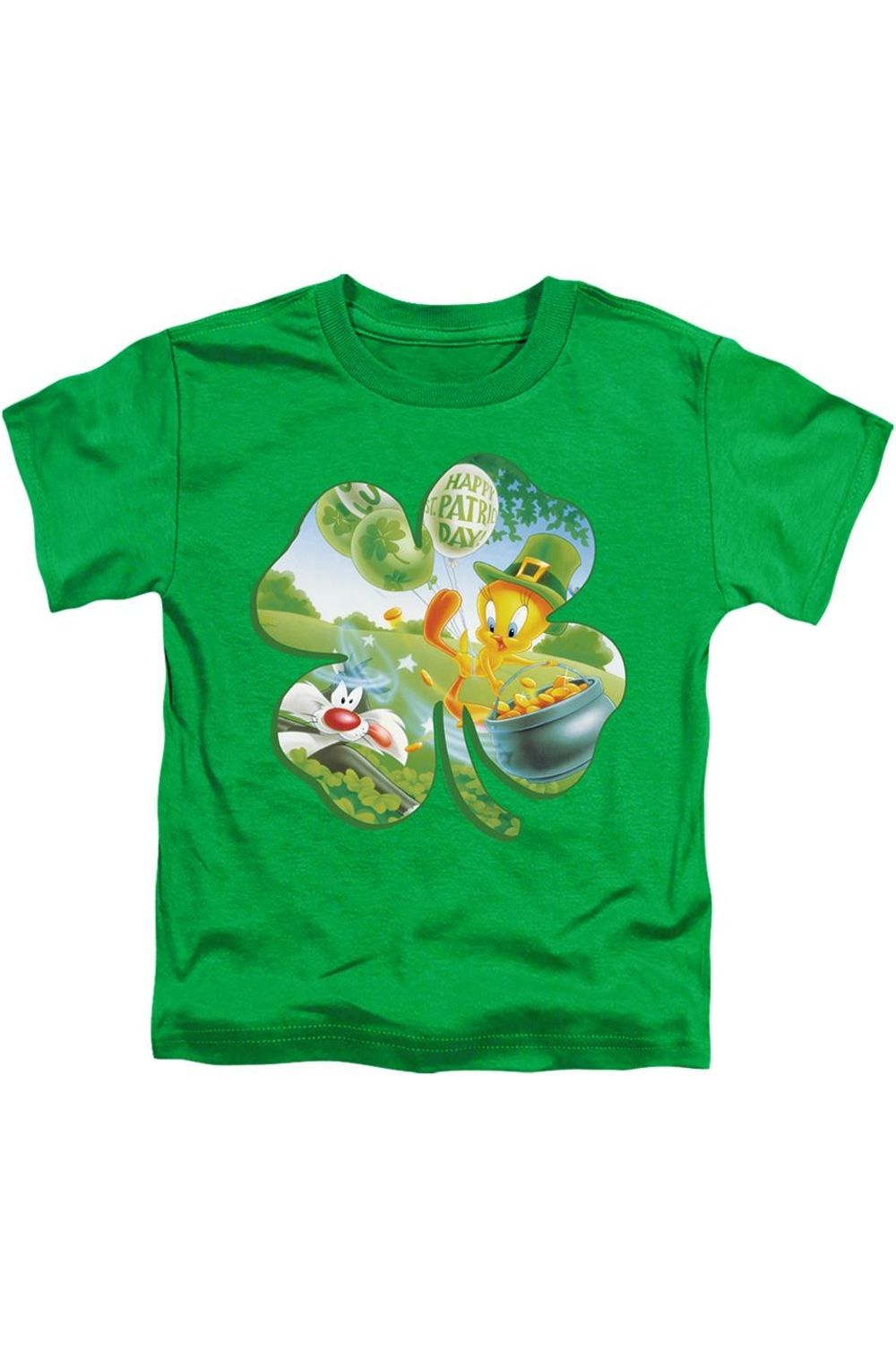 Детская футболка с коротким рукавом Looney Tunes Tweety Shamrock Gildan, зеленый
Детская футболка с коротким рукавом Looney Tunes Tweety Shamrock Gildan, зеленый
