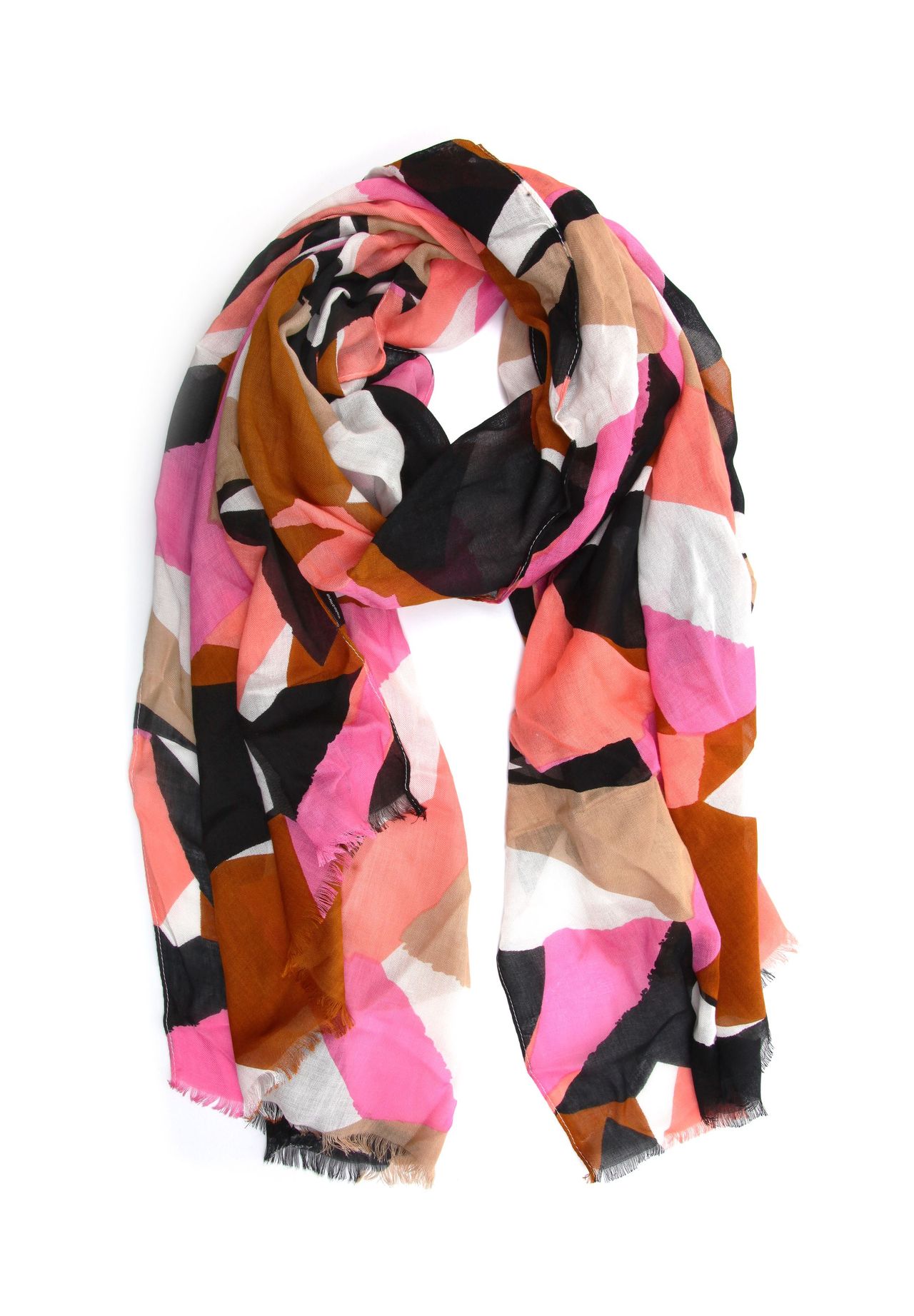 Шарф с геометрическим рисунком Keo из веганского материала Collezione alessandro, розовый
Шарф с геометрическим рисунком Keo из веганского материала Collezione alessandro, розовый