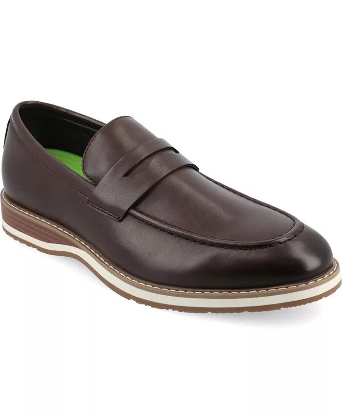 Мужские пенни-лоферы без шнуровки Kahlil Tru Comfort из пеноматериала Vance Co., коричневый
Мужские пенни-лоферы без шнуровки Kahlil Tru Comfort из пеноматериала Vance Co., коричневый