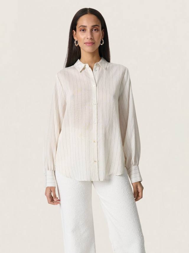 Рубашка в полоску от roya Soaked In Luxury, цвет Natural Beige
Рубашка в полоску от roya Soaked In Luxury, цвет Natural Beige