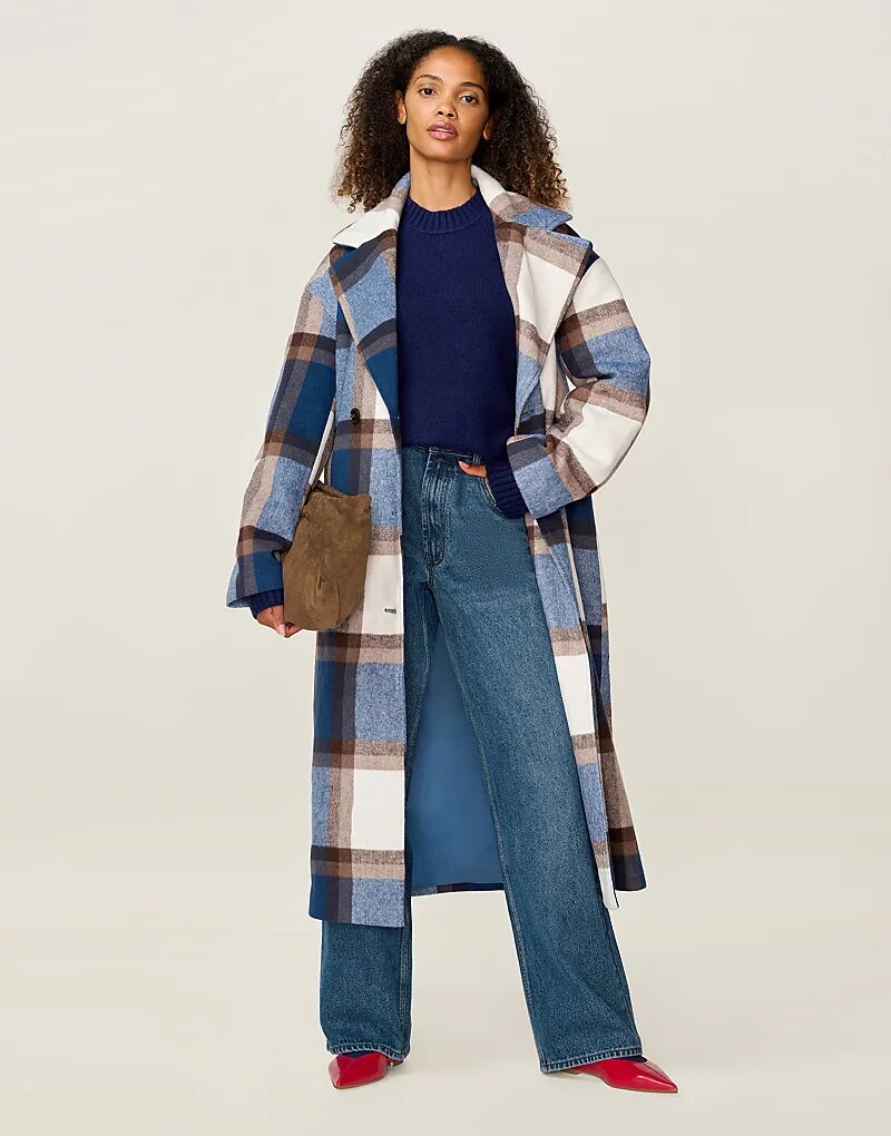 Пальто свободного кроя Omnes Outerwear tina из смесовой шерсти синего цвета
Пальто свободного кроя Omnes Outerwear tina из смесовой шерсти синего цвета