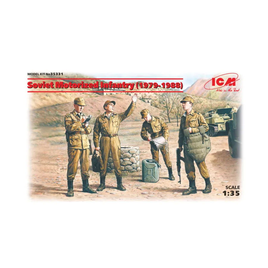 Советская мотопехота, Military Models 1/35 Scale (ICM)
Советская мотопехота, Military Models 1/35 Scale (ICM)