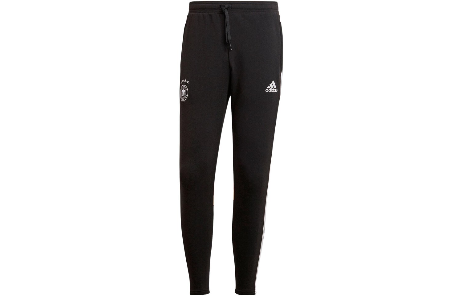 Трикотажные спортивные штаны мужские черные Adidas, черный 
Трикотажные спортивные штаны мужские черные Adidas, черный