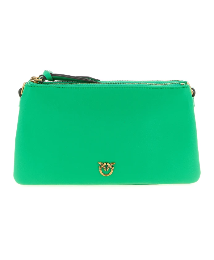 Двойная мини-сумка через плечо Pinko, зеленый
Двойная мини-сумка через плечо Pinko, зеленый