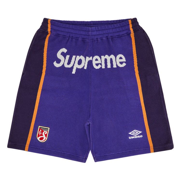 Шорты Supreme x Umbro Knit Soccer Short, Purple 
Шорты Supreme x Umbro Knit Soccer Short, Purple