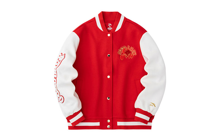 ANTA Бейсбольная куртка, Rich Red
ANTA Бейсбольная куртка, Rich Red